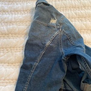 Jean jacket maternity